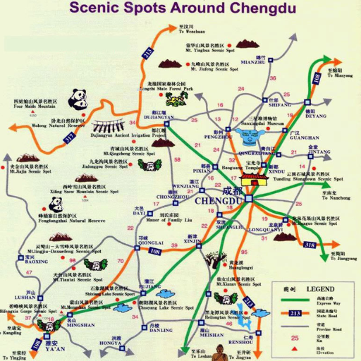 What are some popular day trips from Chengdu?