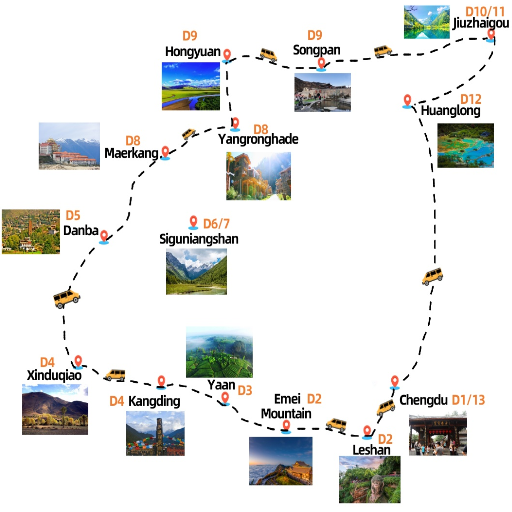 Which historical sites should I include in my Chengdu itinerary?