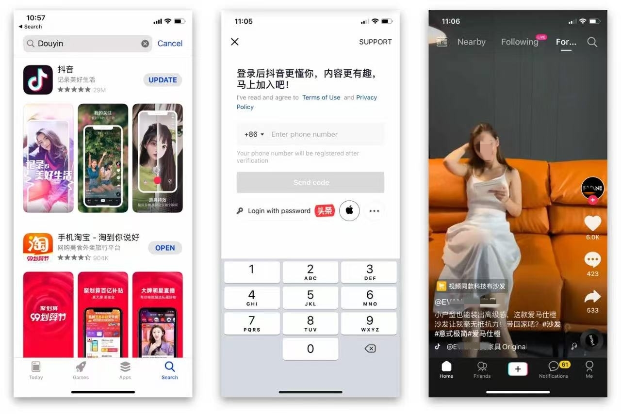 Douyin Registration Process