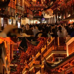 City God Temple at Night