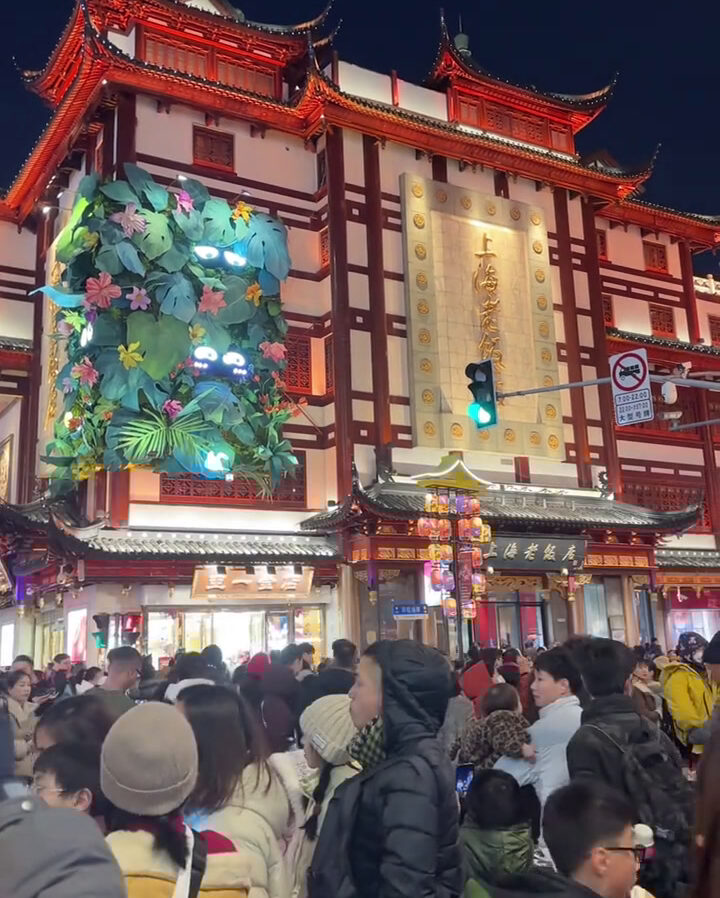 Shanghai City God Temple during Spring Festival