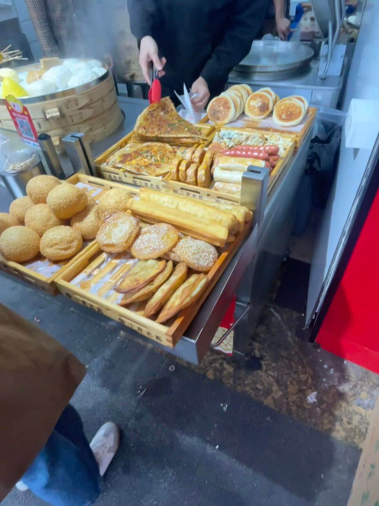 breakfast stall