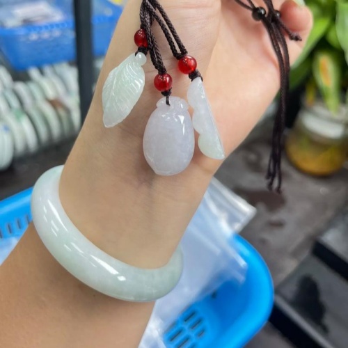Jade Bangles and Pendants
