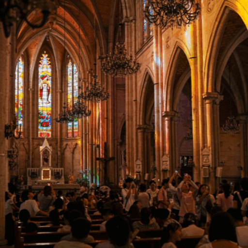 People in Cathedral