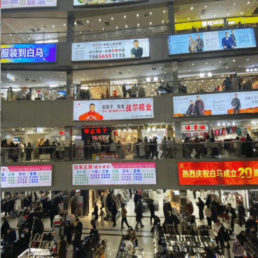 Floor Distribution of Guangzhou Baima Costume Market