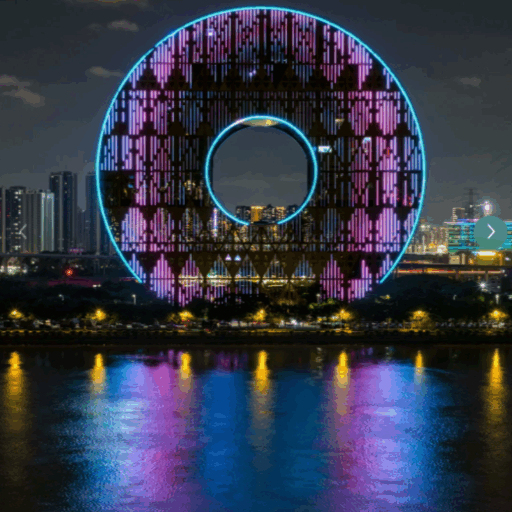 Night Scene of Guangzhou Circle