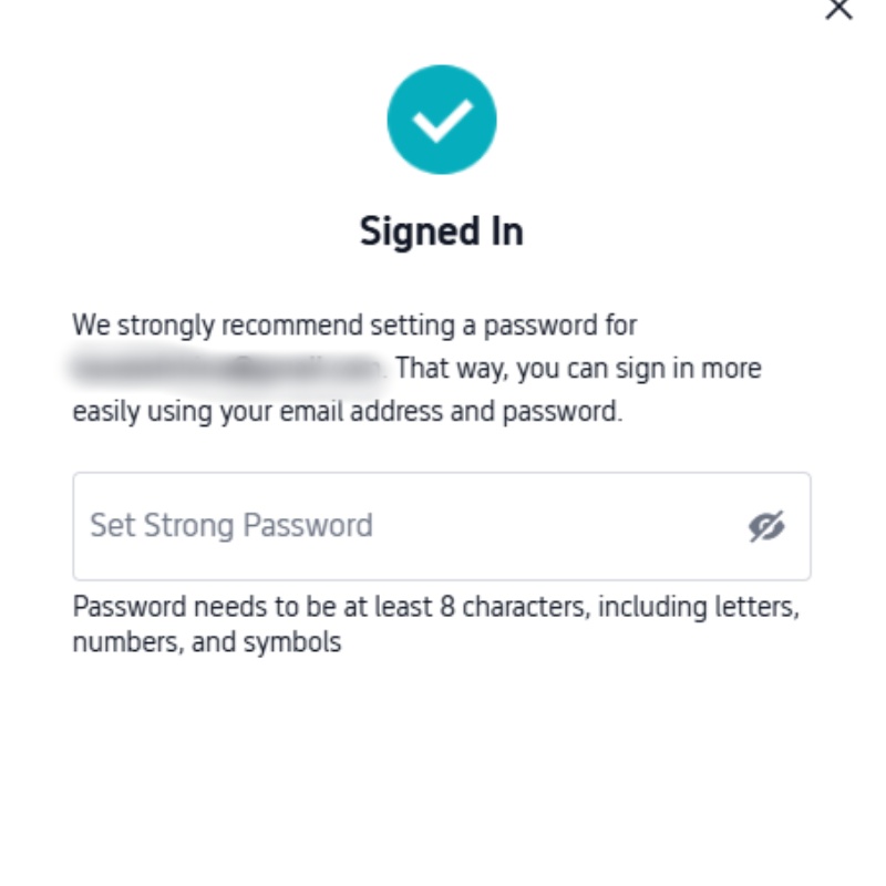 Set Password