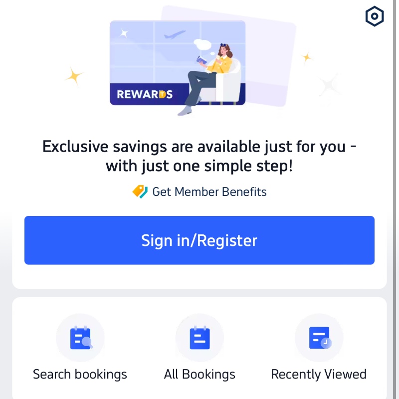 Sign in and Register