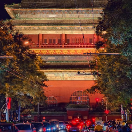 The Street beside the Drum Tower