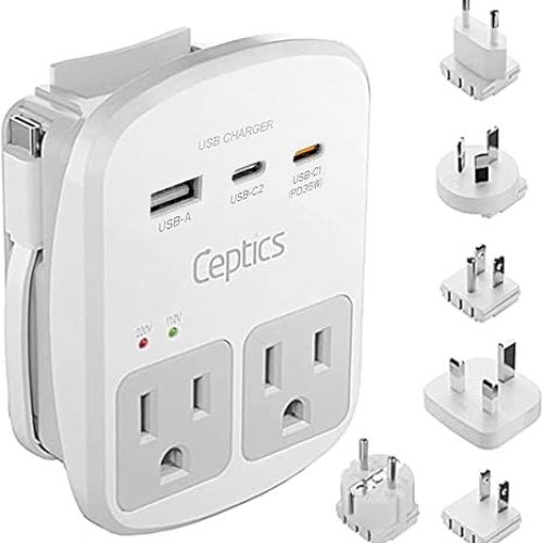 Ceptics World Travel Adapter Kit