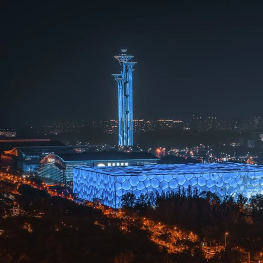 Night Scene of Olympic Park