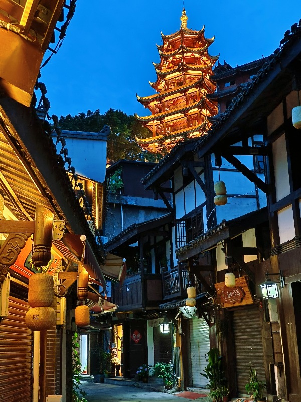 Night of Ciqikou Ancient Town