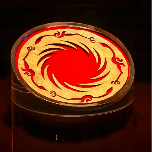 Golden Sun Bird Ornament