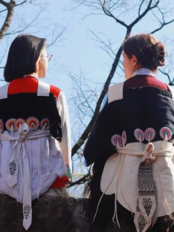 Naxi embroidered shawls