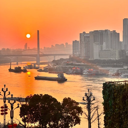 Dusk Time of Yangtze River