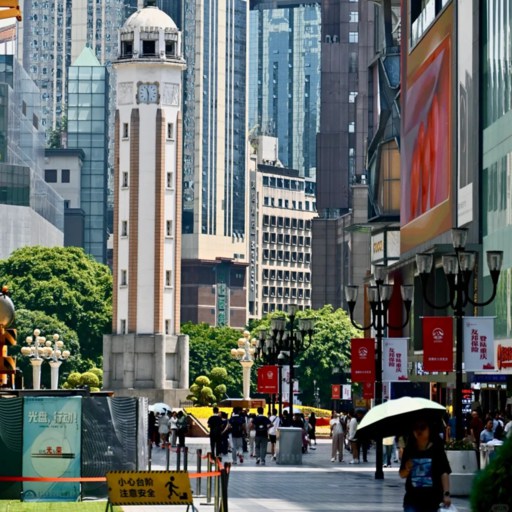 Street beside Jiefang Square
