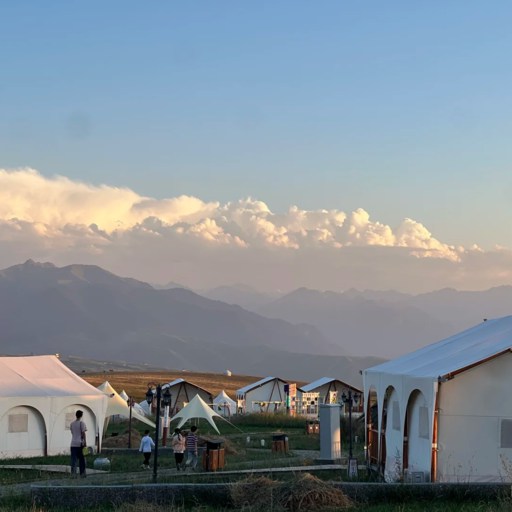 Camp in Tianshan Grand Cayon