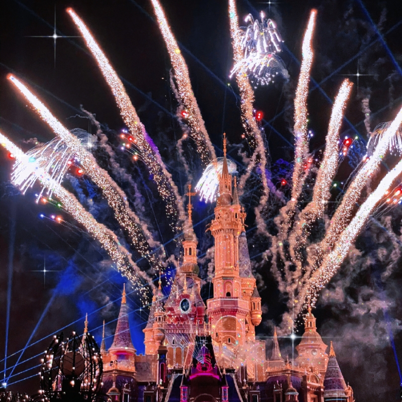 Shanghai Disneyland Fireworks