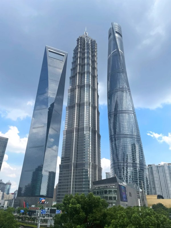 Three Towers in Lujiazui