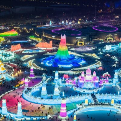 Harbin Ice and Snow World Landscape