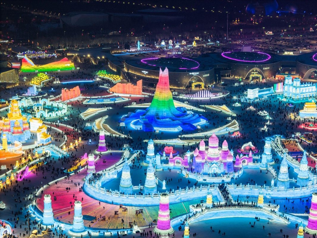 Harbin Ice and Snow World Landscape