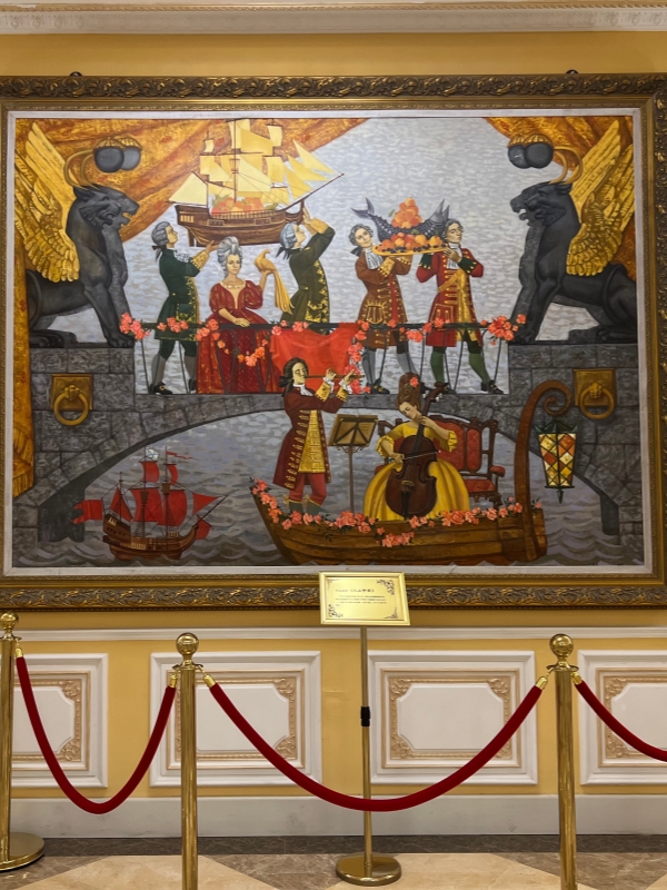 Massive Murals in Petrov Art Palace