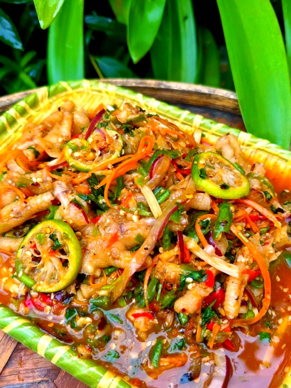 Pounded Chicken Feet