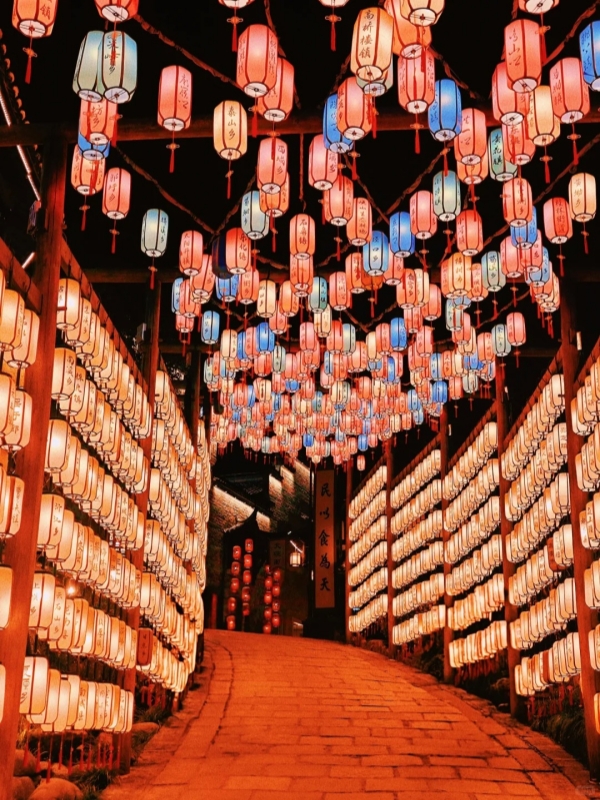 Lanterns in Wangxian Valley