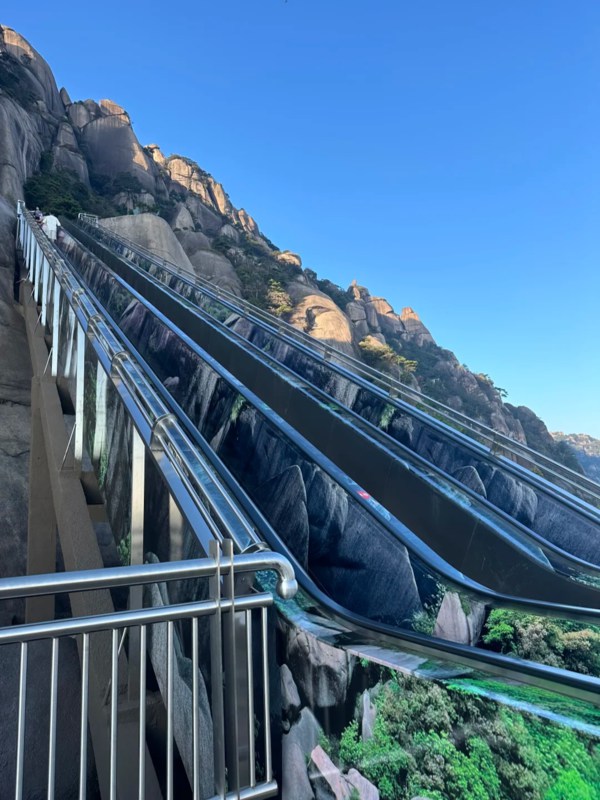 Cliffside Escalator