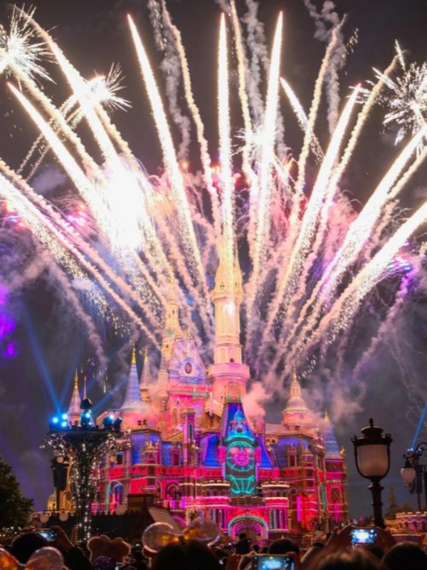 Fireworks Displays at Shanghai Disneyland