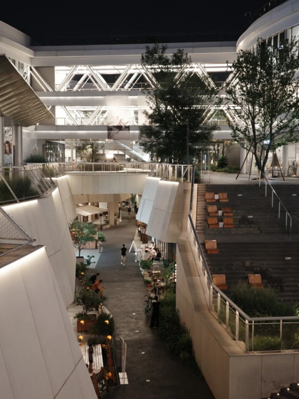 The Sunken Plaza's Golden Hour Magic