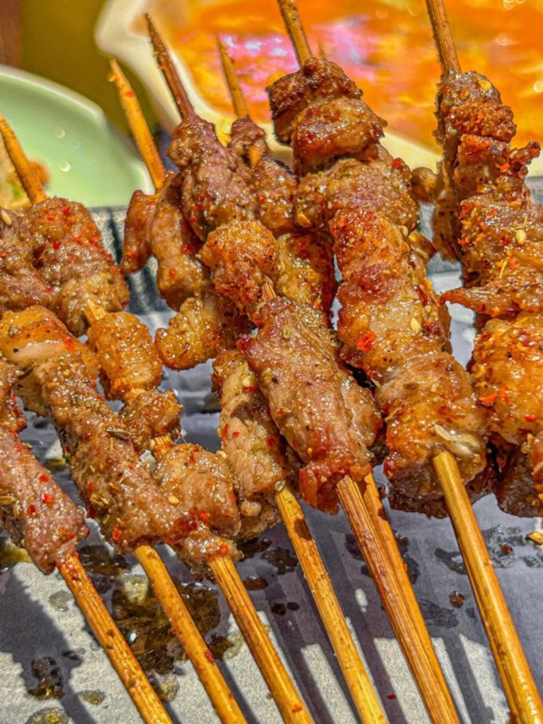 Lamb Skewers in Badaling