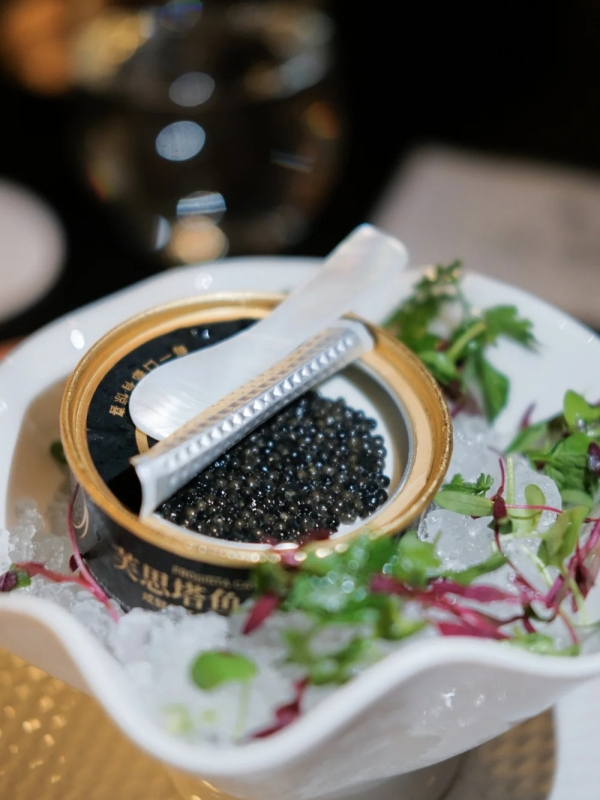 Caviar yogurt
