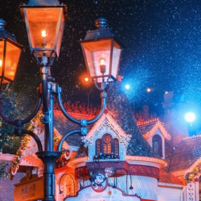 Disneyland in Winter