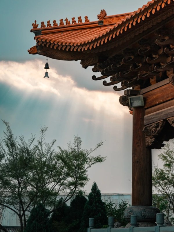 The Temple in the Morning