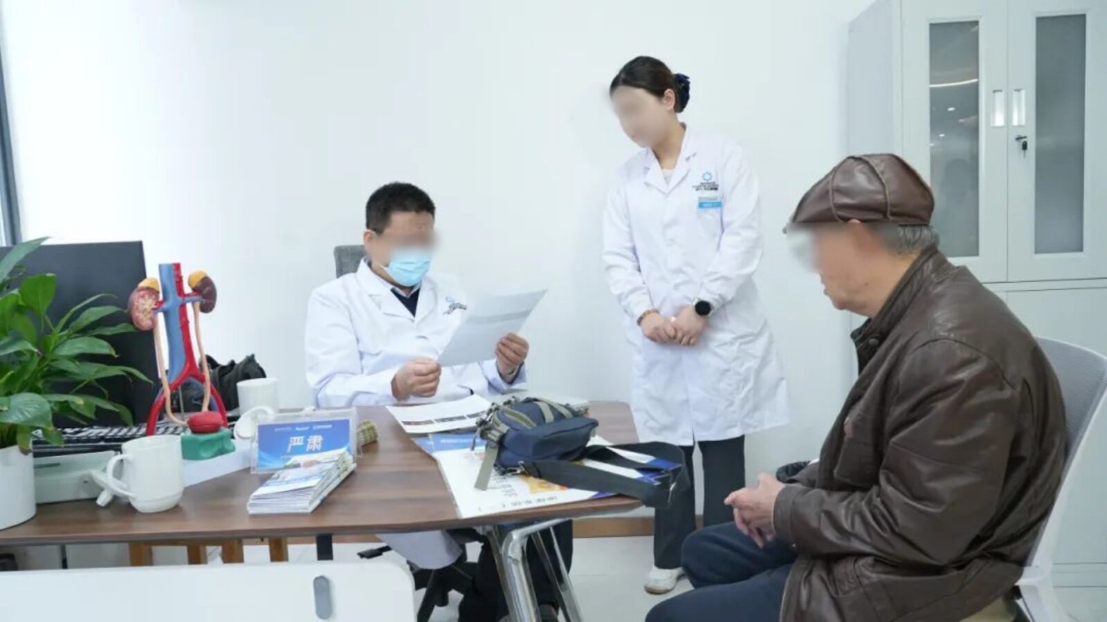 Doctor Consulting with a Senior Patient in PUMCH