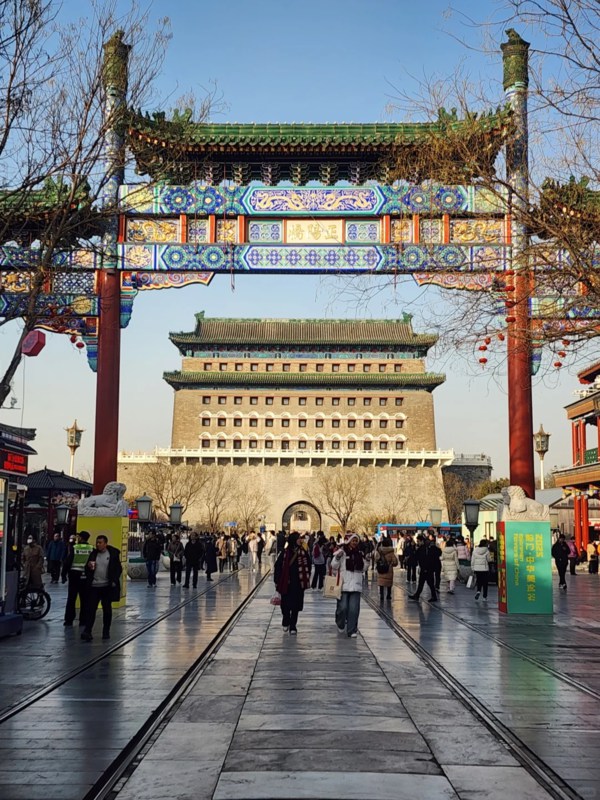Scene of Qianmen Avenue