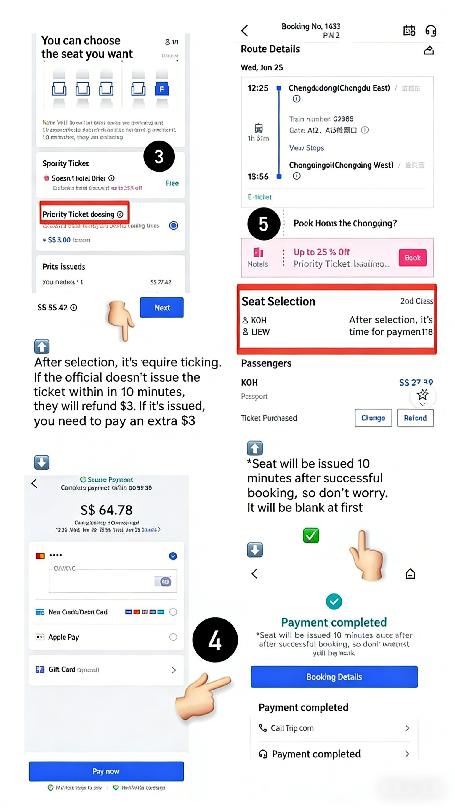 Book High-speed Train Tickets on Trip.com