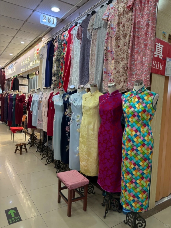 Qipao at South Bund Fabric Market