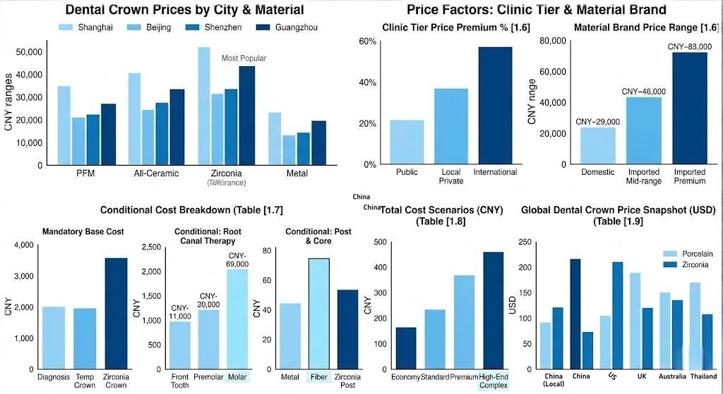Comprehensive Analysis of Dental Crown Costs in China