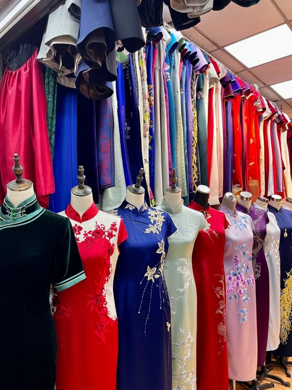 Qipao at South Bund Fabric Market