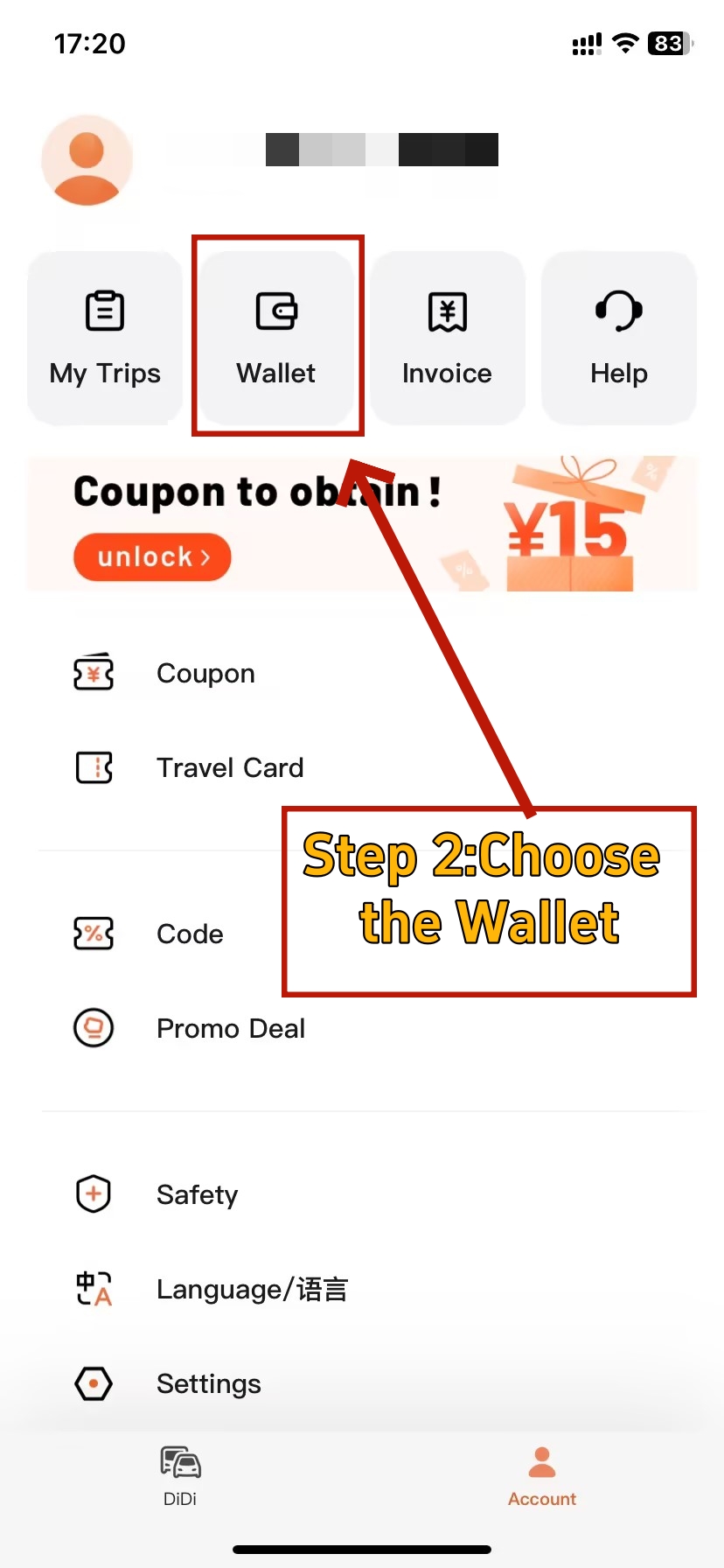 Choose the Wallet