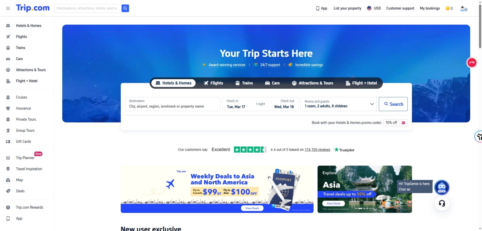 Trip. com Official Website