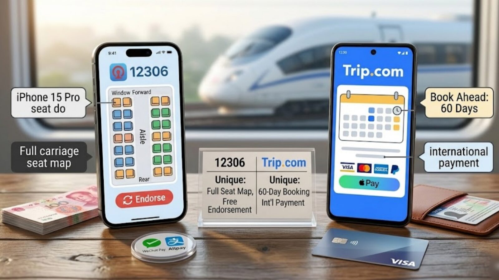 12306 vs. Trip.com:A Practical Guide to Unique Features for Foreign Travelers