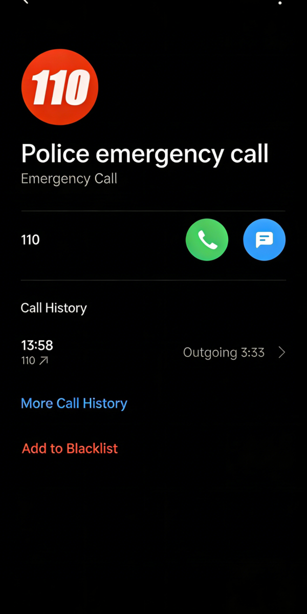 110 Call Records