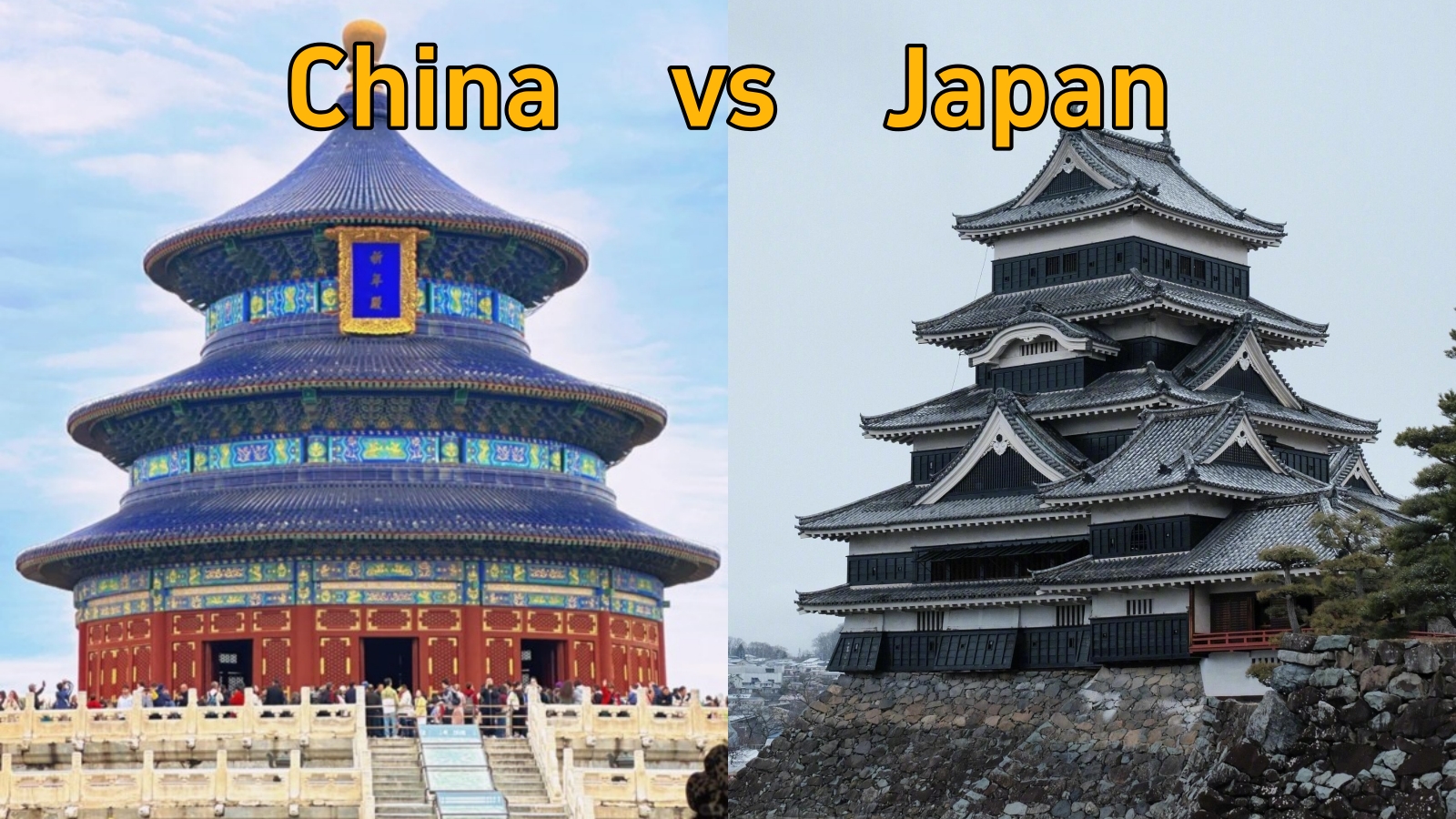Temple of Heaven vs Samurai Castles