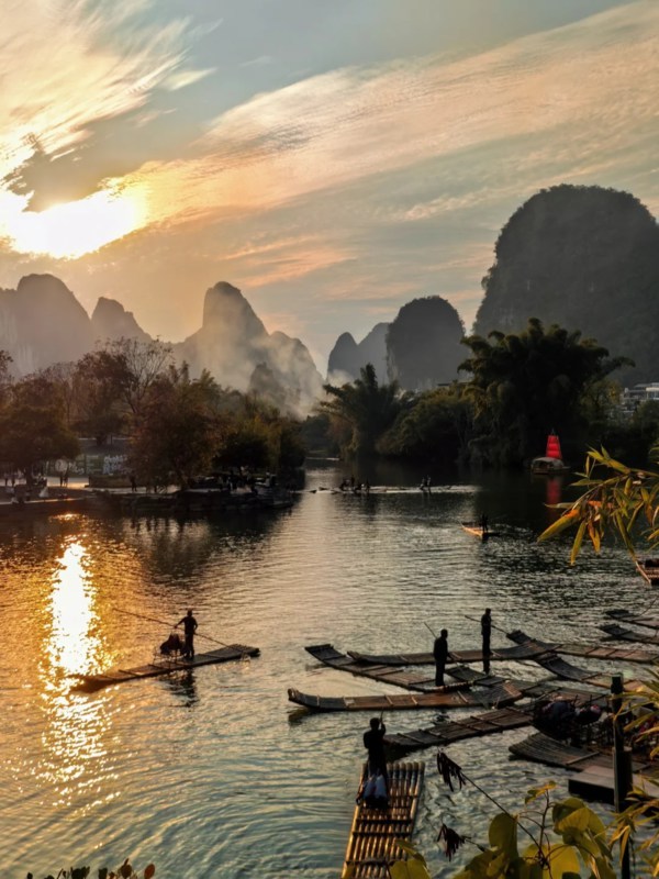 Sunset in Yangshuo