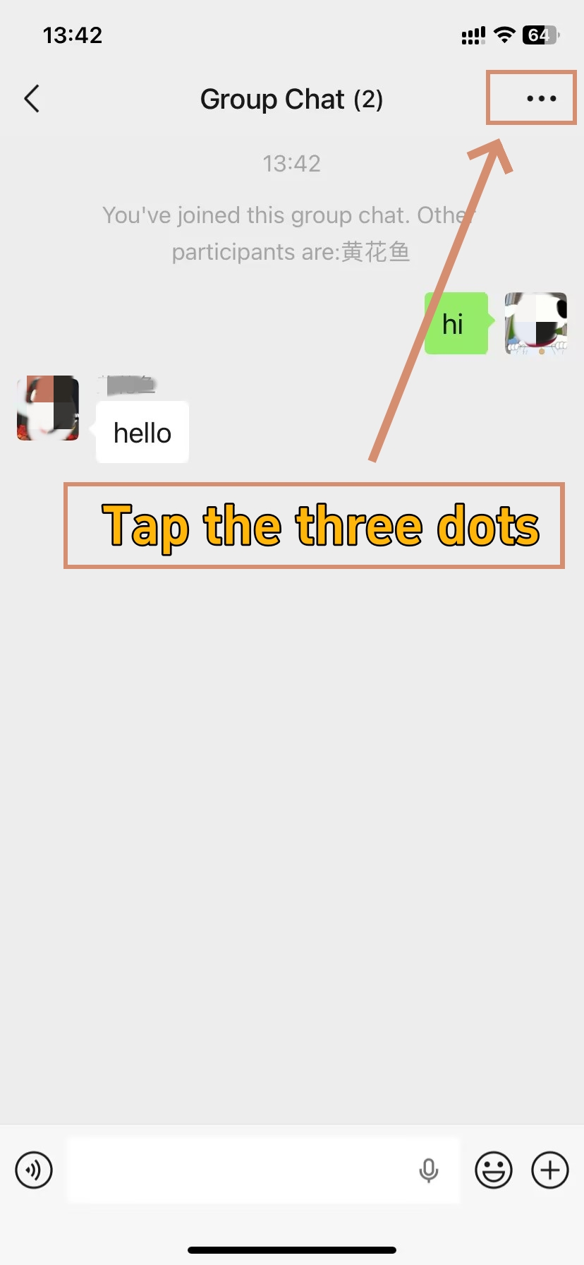 Enter the Group Chat