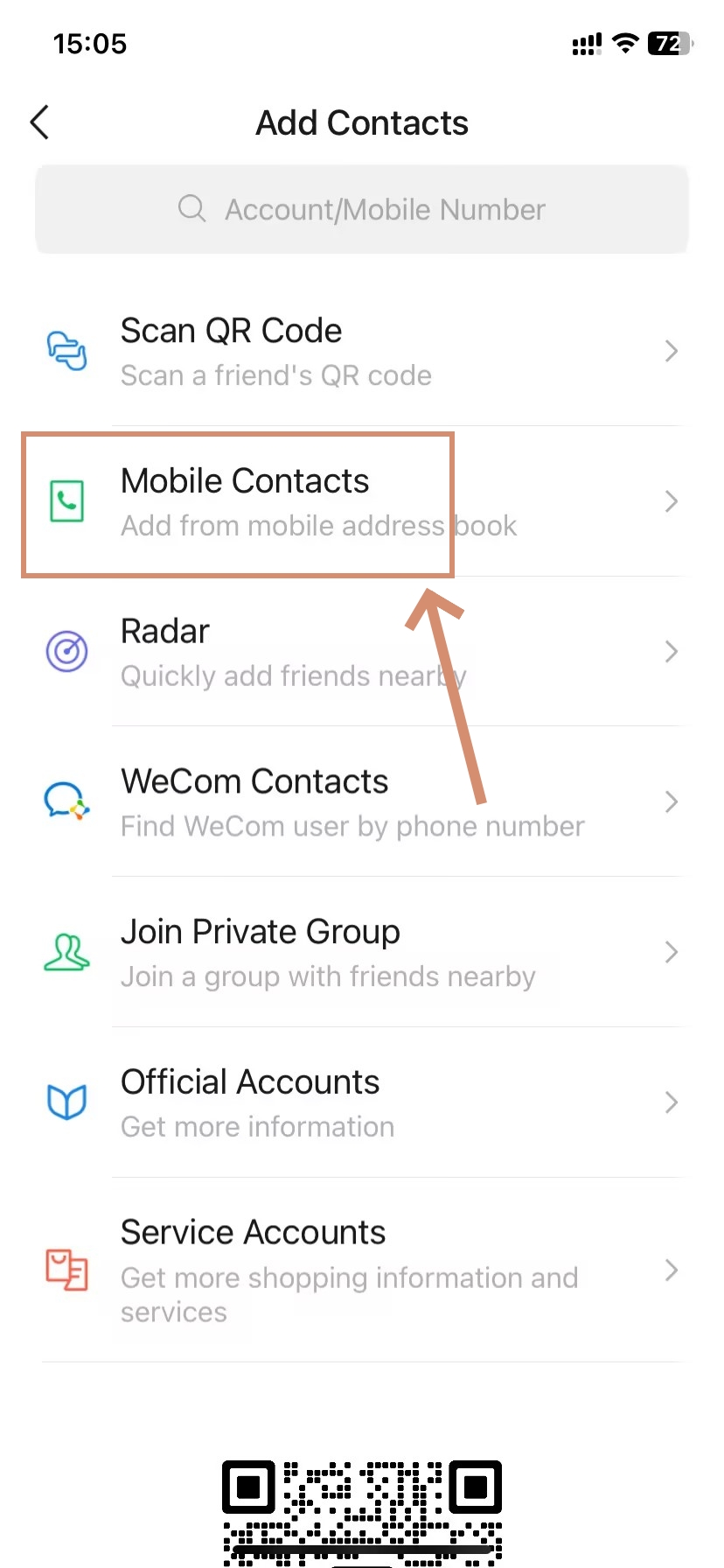 Open your Phone Address Books