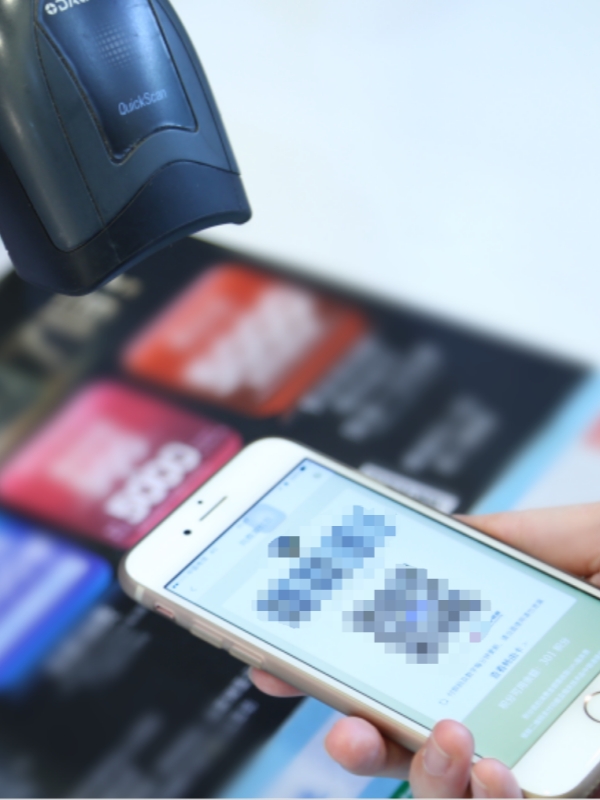 Merchant Scans Your QR Code